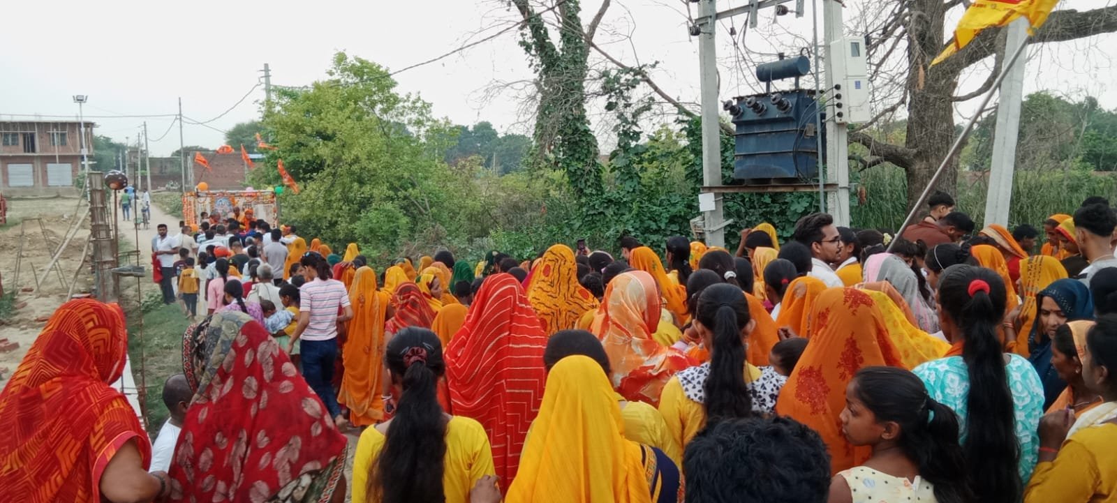 मूर्ति नगर भ्रमण में गूंजे हर-हर महादेव के जयकारे, कल होगी प्राण प्रतिष्ठा