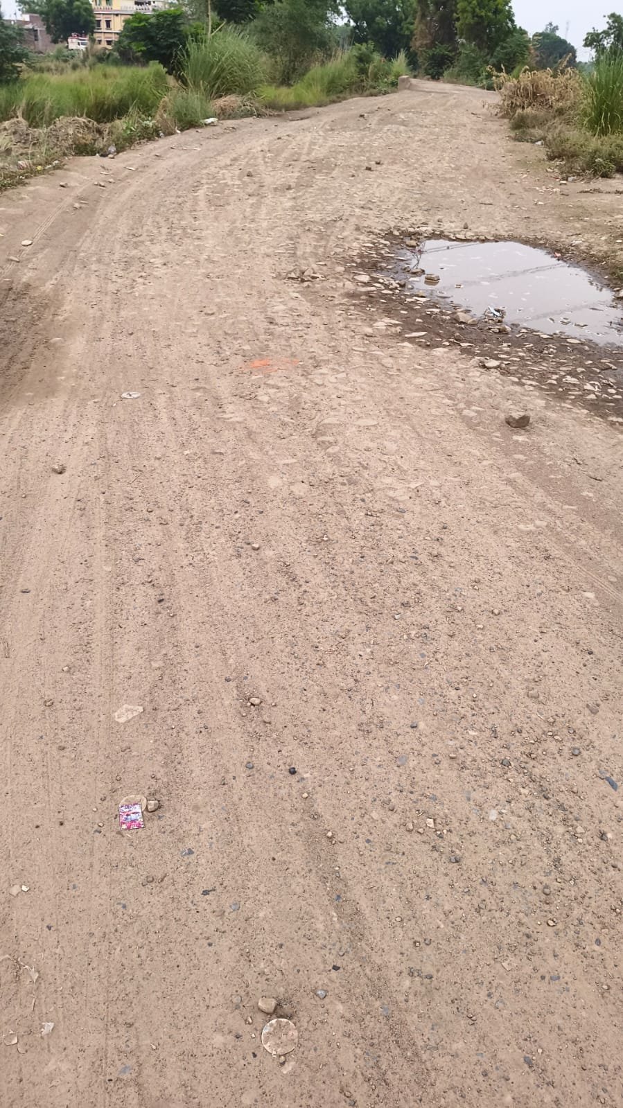 वर्षों से जर्जर सड़क से ग्रामीण परेशान, मरम्मत की उठी मांग
