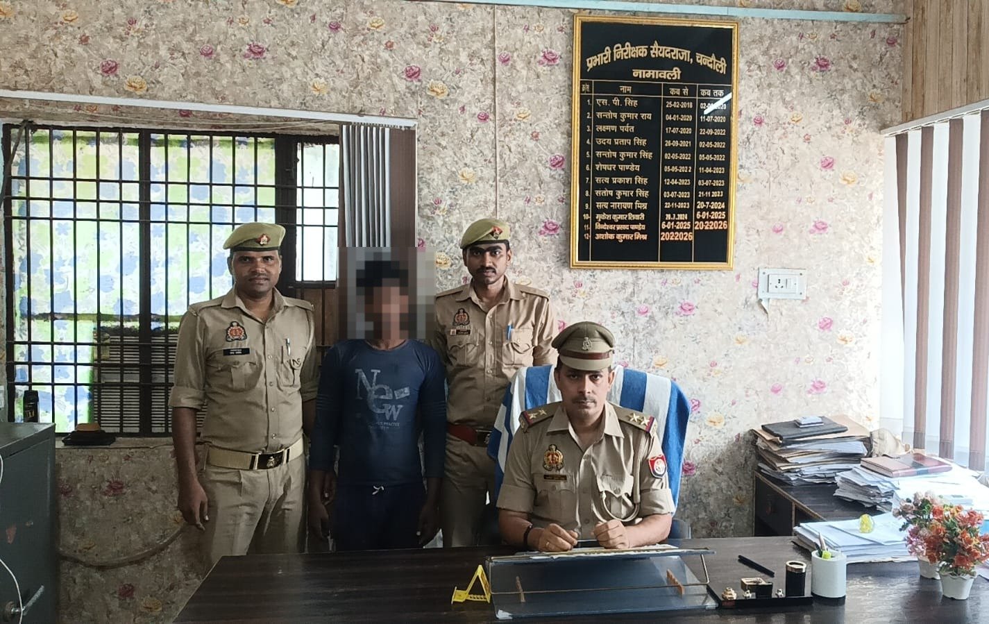 हत्या के मामले में फरार 50 हजार का इनामिया बिहार से गिरफ्तार