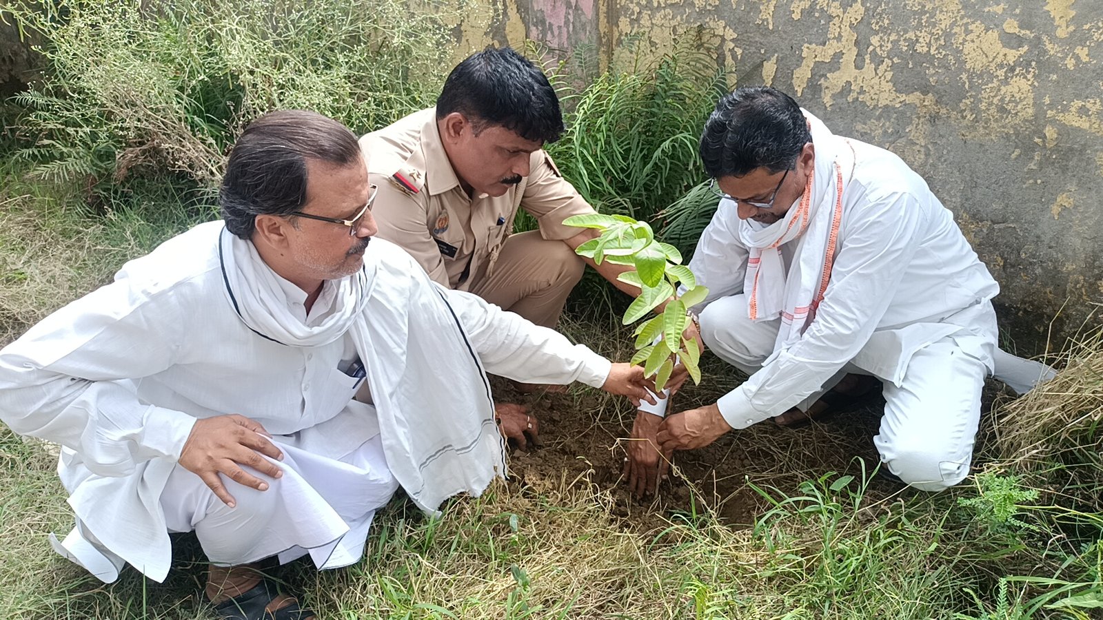मां के नाम रोपे गए आम और अमरूद के पौधे, पर्यावरण संरक्षण का दिया संदेश