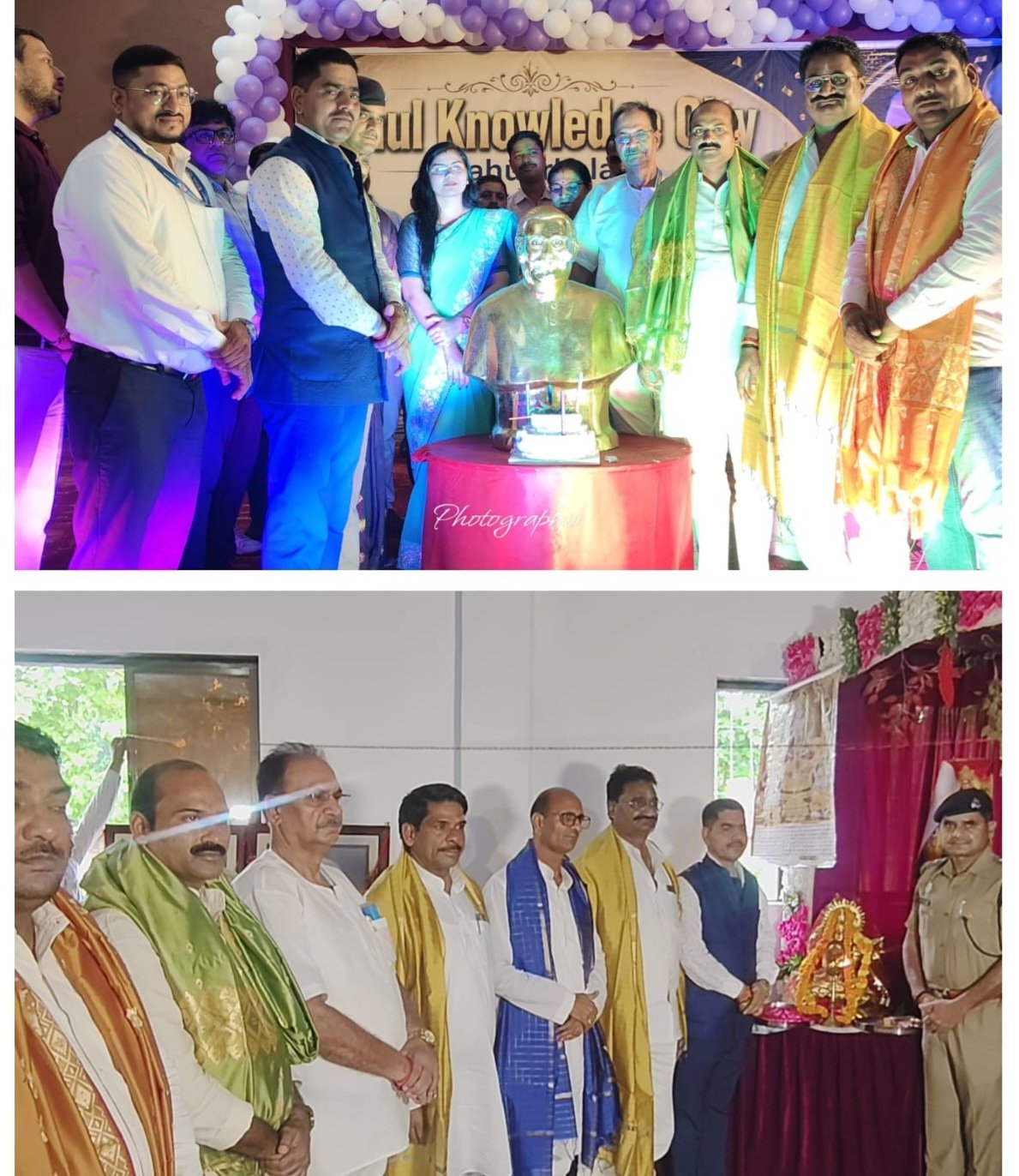शिक्षा, संस्कार और संस्कृति का संगम: राहुल नॉलेज सिटी में धूमधाम से मनाया गया लल्लन आर. तिवारी का जन्मदिन