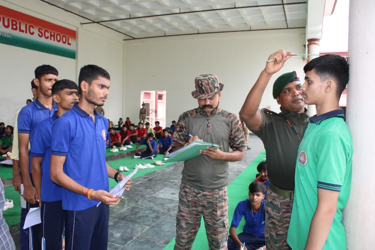 स्वामी हरसेवानन्द स्कूल में एनसीसी भर्ती का जोश, 149 विद्यार्थियों ने दिखाई देशसेवा की लगन