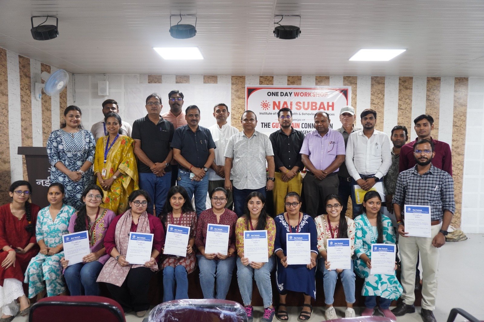 गट–ब्रेन कनेक्शन पर विशेषज्ञों ने साझा किए विचार, कार्यशाला में मिला मानसिक स्वास्थ्य का संदेश