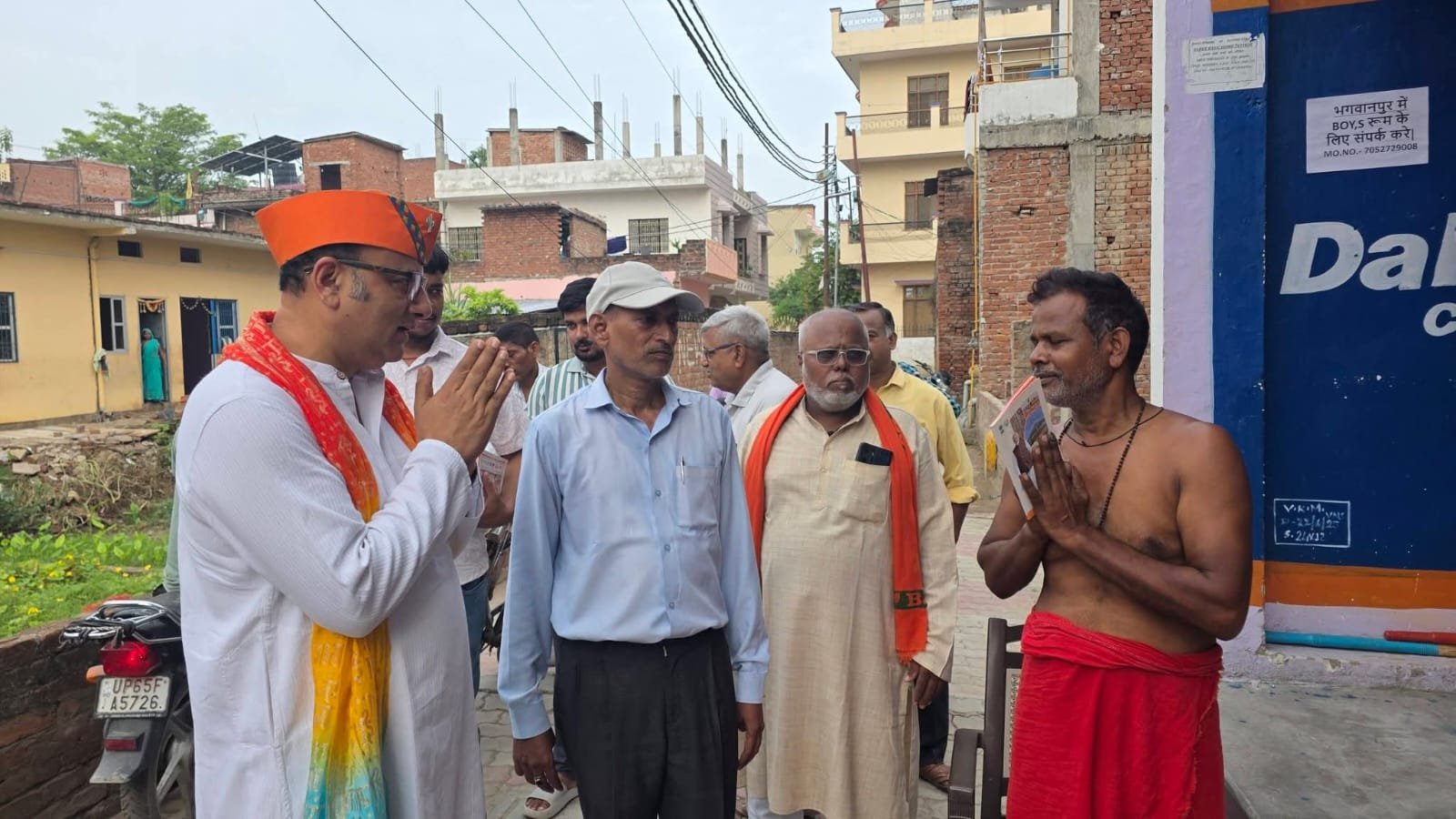 संत शिरोमणि गुरु रविदास जी के 650वें प्रकाश पर्व पर कैंट विधायक ने किया  जनसंपर्क