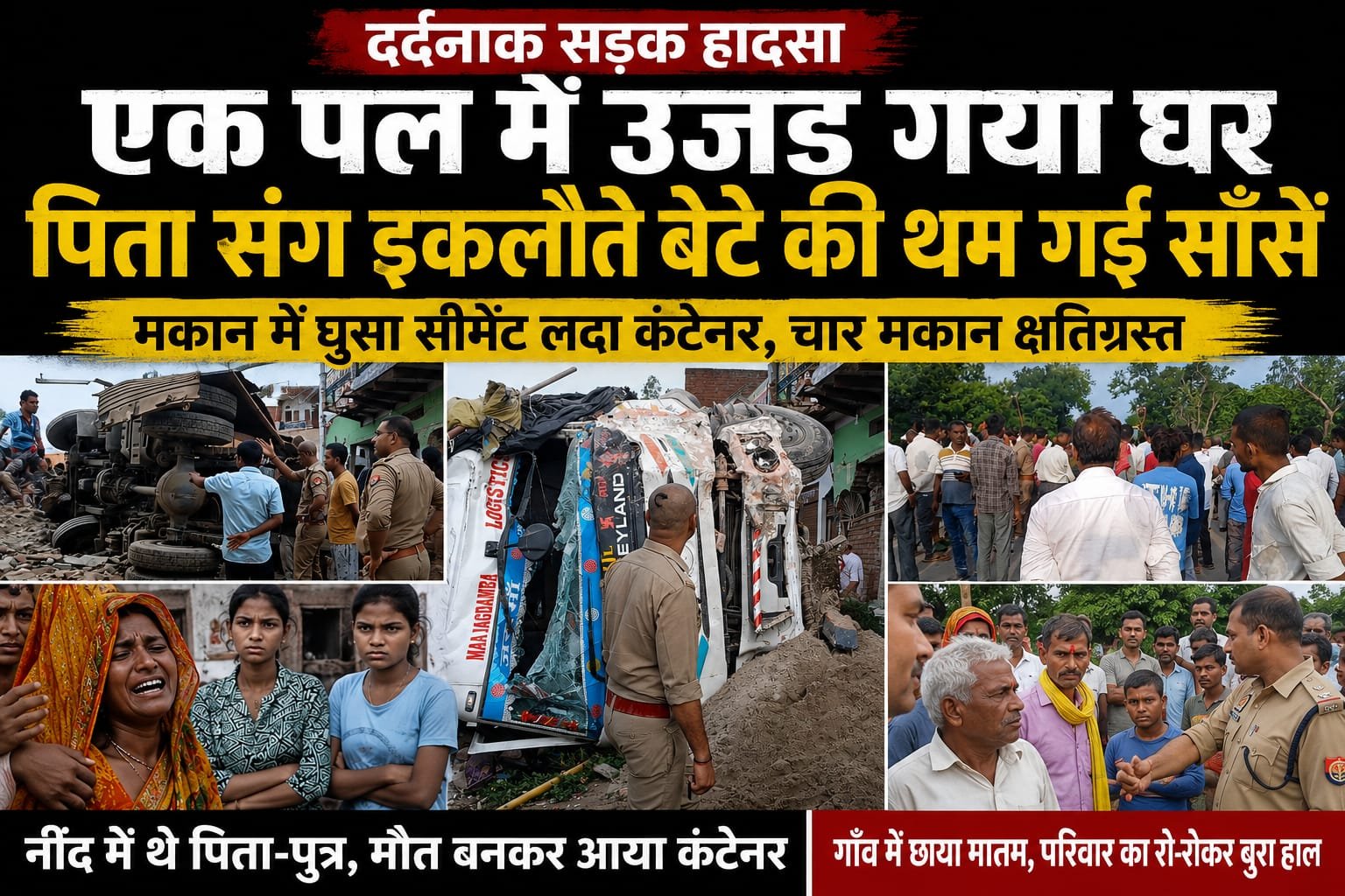 एक पल में मां की आंखों के सामने उजड़ गई दुनिया