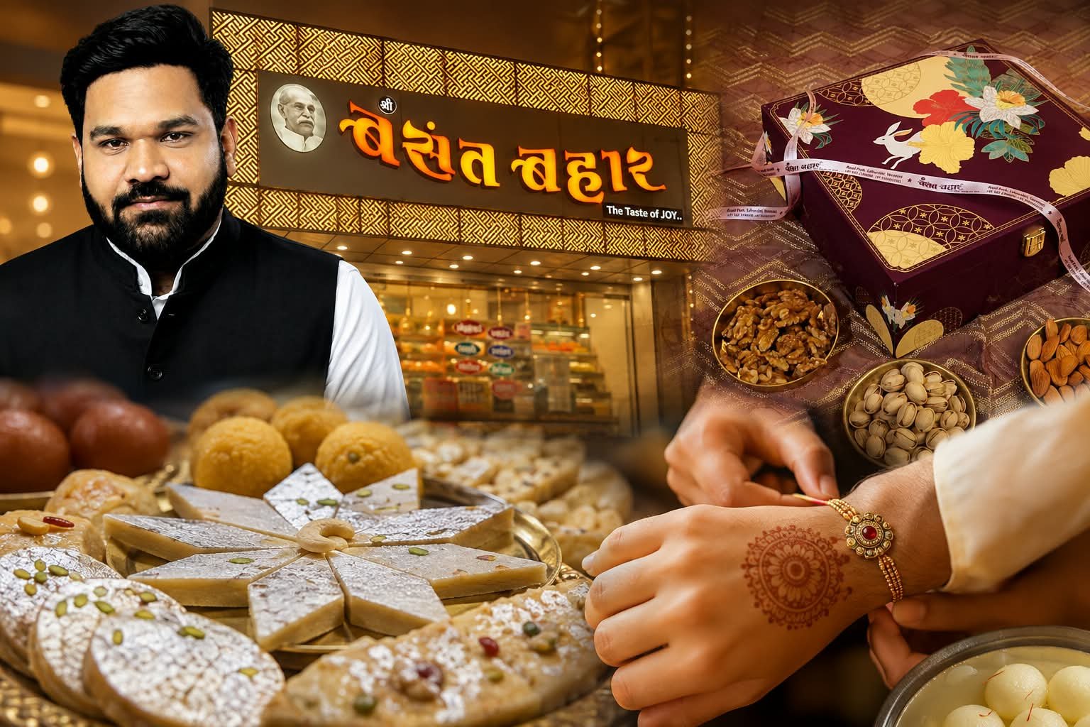 राखी के रिश्तों में घुली बनारसी मिठास, शुद्धता के भरोसे संग बसंत बहार ने सजाए 50 से अधिक स्वाद