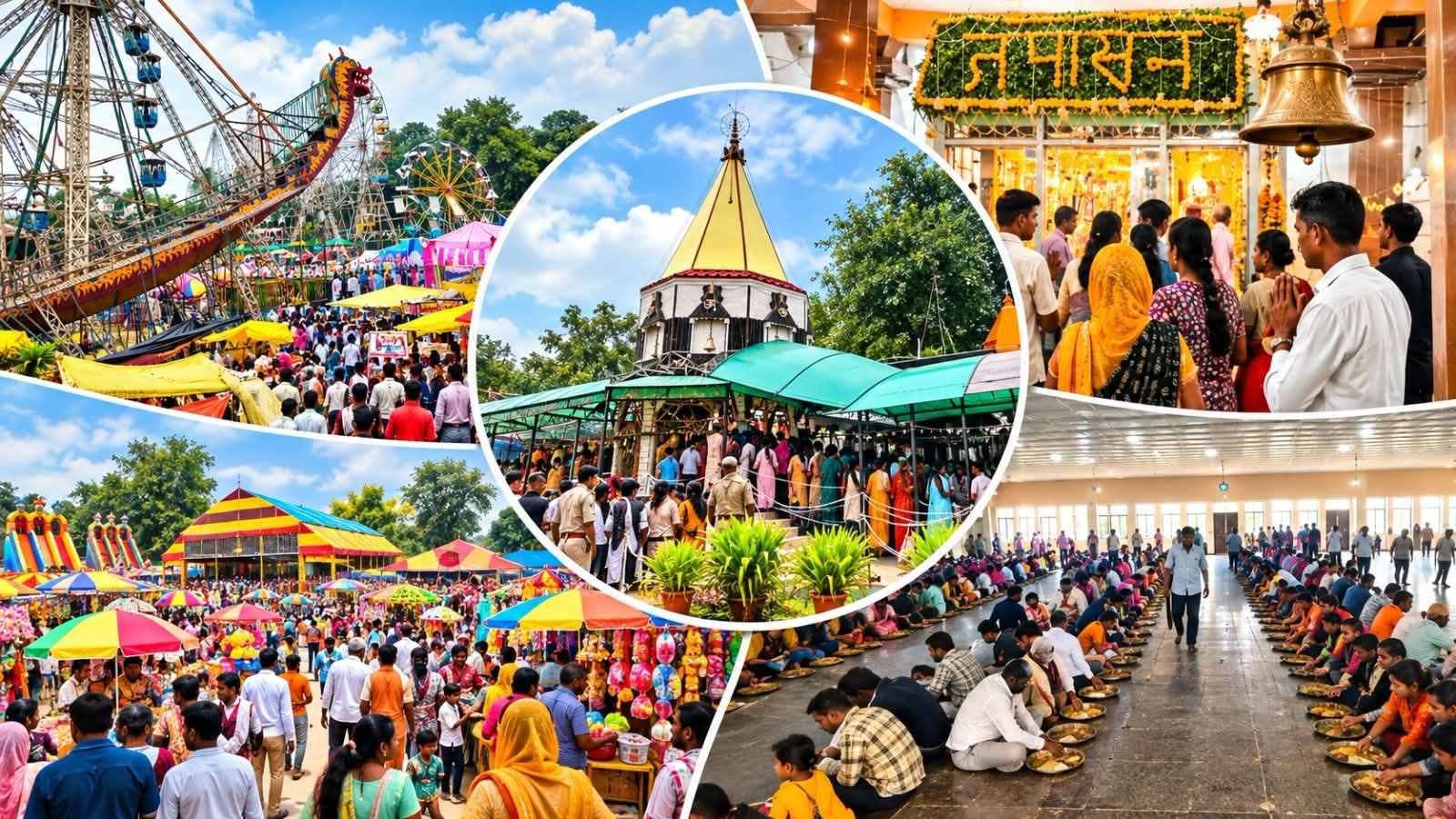 बाबा कीनाराम के दरबार में उमड़ा आस्था का सैलाब, रामगढ़ हुआ भक्तिमय