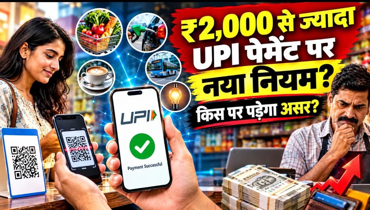 ₹2,000 से अधिक के UPI मर्चेंट पेमेंट पर लगेगा 0.4% MDR, ग्राहक पर सीधे नहीं पड़ेगा बोझ