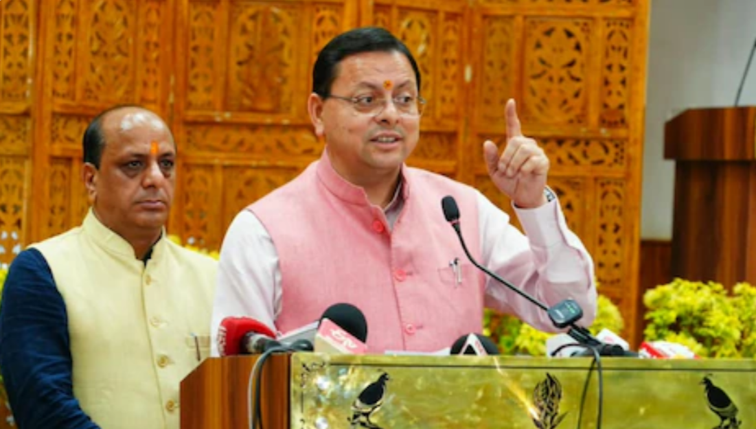 EVM से संवैधानिक संस्थाओं तक, हार का ठीकरा दूसरों पर फोड़ती है कांग्रेस: धामी